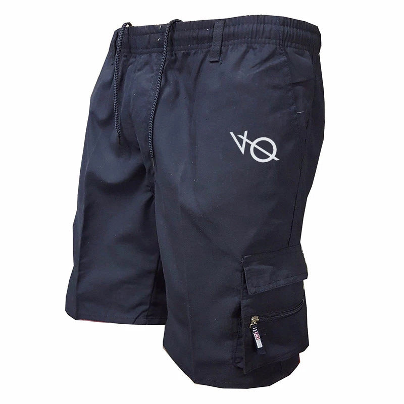 Men's Polyester Casual Workwear Shorts | High Waist Relaxed Fit S-3XL