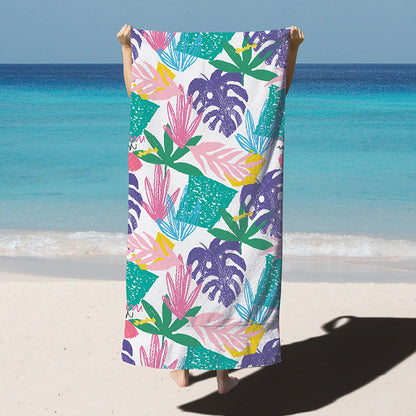 Printed Microfibre Beach Towel | Quick-Dry | 10 Bold Designs | 180×90cm
