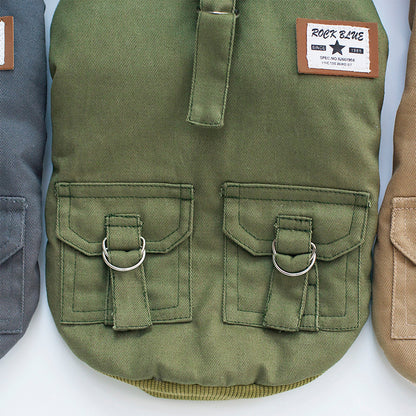 Small Dog Hoodie Coat | Warm Cotton Overalls | 3 Colours