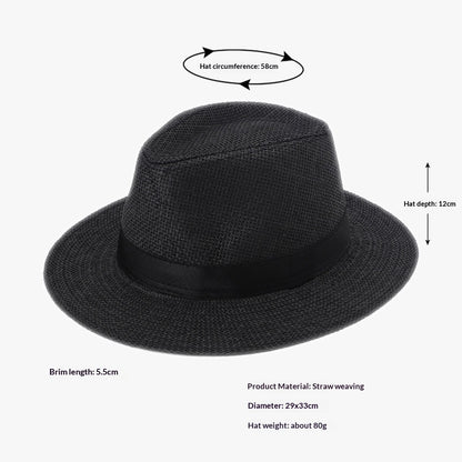 Women's Straw Flat-Top Sun Hat | Resort Panama Style – 18 Variants