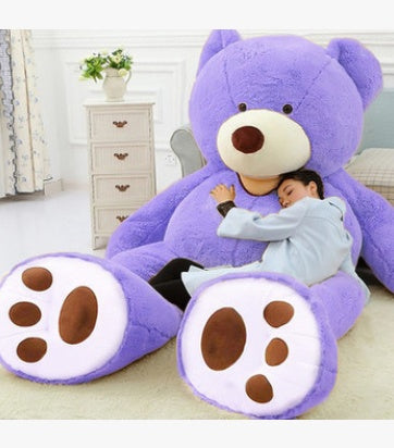 Giant Teddy Bear Plush Shell - Unstuffed Fabric Cover in Multiple Sizes