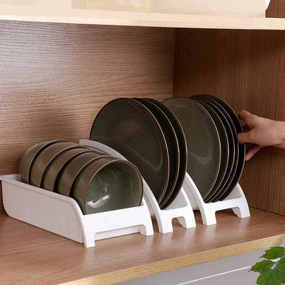 Multifunctional Kitchen Tableware Drain Rack – Plastic Plate, Bowl & Dish Organiser
