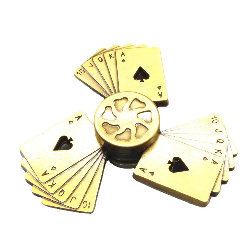 Poker Fingertip Gyroscope | Zinc Alloy | 4 Finishes