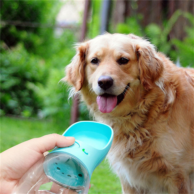 Portable Pet Water Bottle | One-Touch Dog Water Dispenser 350ml & 550ml