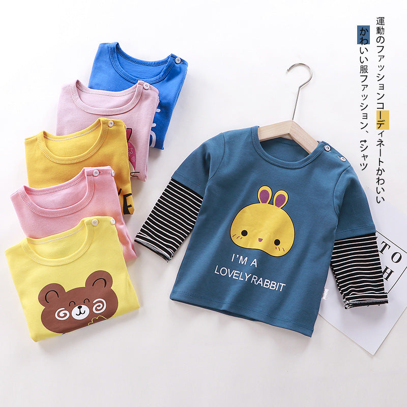 Children's Cartoon Print T-Shirt | Unisex Soft Cotton | 9 Colours