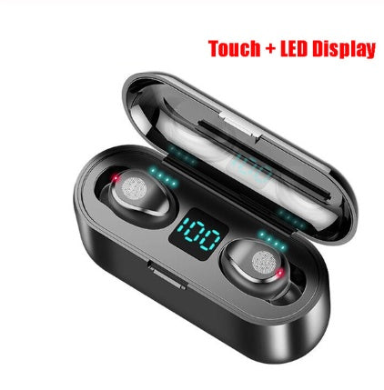 Bluetooth 5.0 Earbuds | Wireless Hands-Free Earphones with LED Display
