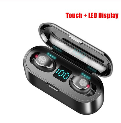 Bluetooth 5.0 Earbuds | Wireless Hands-Free Earphones with LED Display