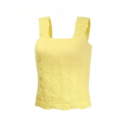 Women's Pleated Square-Neck Camisole Top