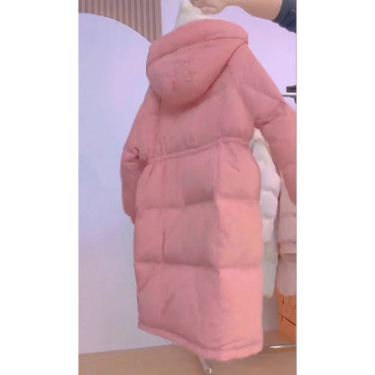 Women's Padded Cotton Jacket - Long Sleeve Winter Coat