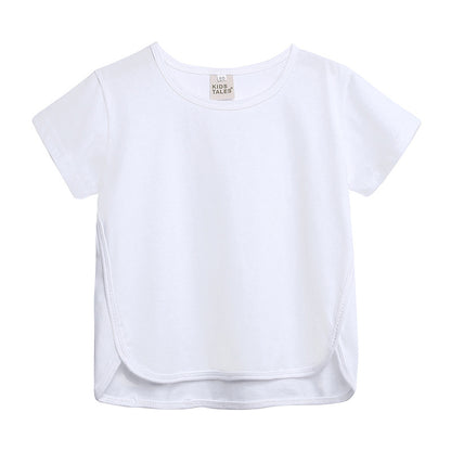 Girls Cotton Short Sleeve T-Shirt – Soft Everyday Top