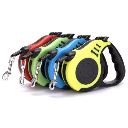 Retractable Dog Lead – One-Touch Brake & Lock | 7 Colours | 3m & 5m
