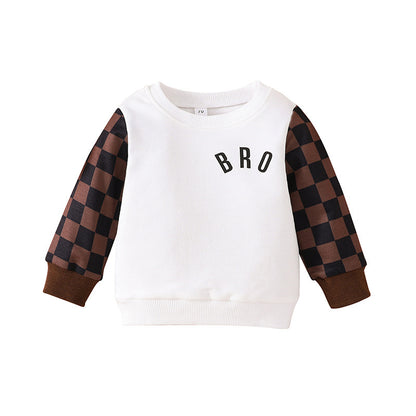 Toddler Plaid Sweatshirt | Long Sleeve Kids Top 70–100cm