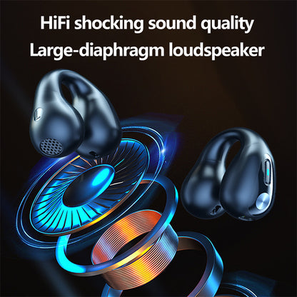 Open-Ear Clip Wireless Earphones Bluetooth 5.3