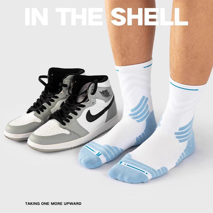 Men's Mid-Length Training Socks | Sweat-Resistant & Non-Slip