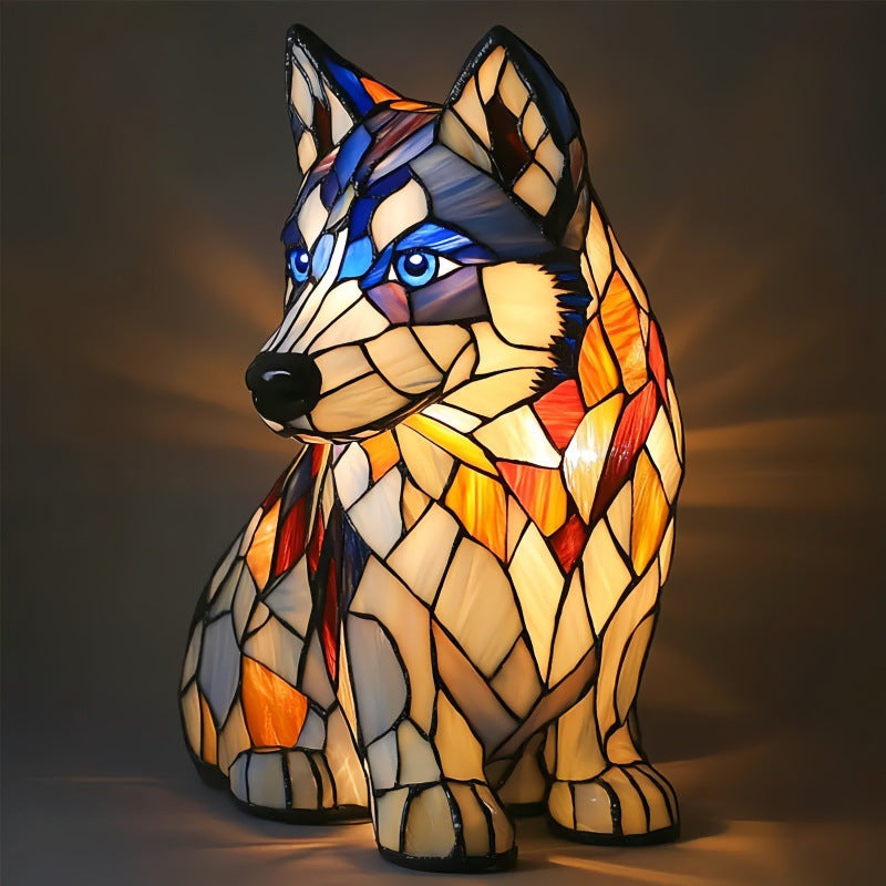 Animal Resin Night Light | Dog, Cat & Owl Designs