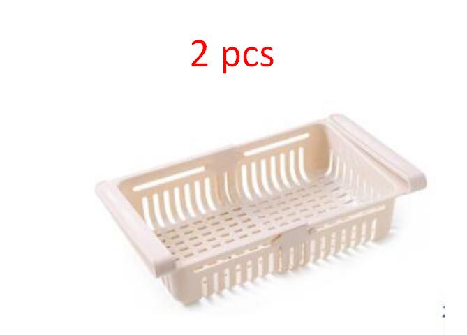 Stretchable Fridge Storage Basket Organiser