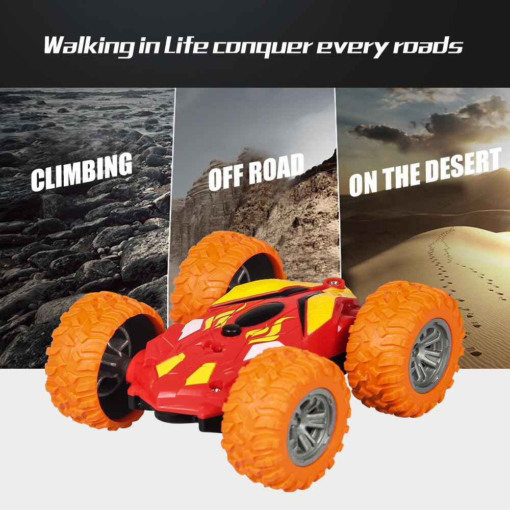 Double-Sided 3D Flip RC Stunt Car – 360° Off-Road Remote Control