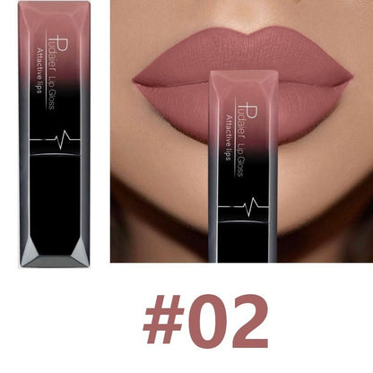 Matte Liquid Lip Gloss – Waterproof Long-Lasting 8ml, 21 Shades