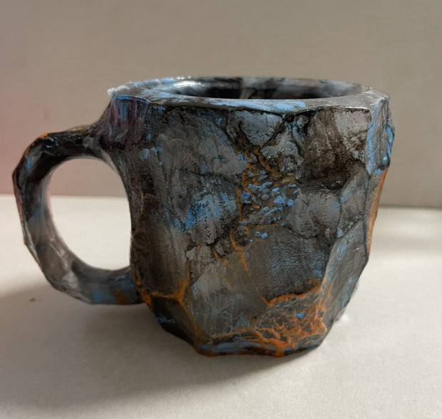 400ml Mineral Crystal-Effect Resin Coffee Mug