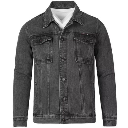 Men's Slim-Fit Denim Jacket | Cotton-Lined Casual Outerwear M–4XL