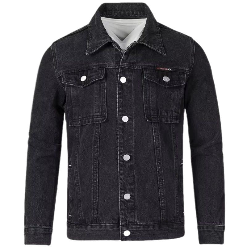 Men's Slim-Fit Denim Jacket | Cotton-Lined Casual Outerwear M–4XL