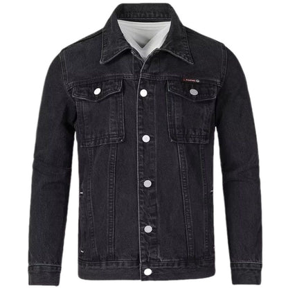 Men's Slim-Fit Denim Jacket | Cotton-Lined Casual Outerwear M–4XL