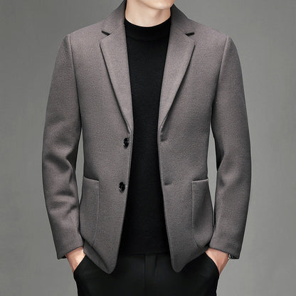 Men's Woollen Suit Jacket – Refined Casual Autumn Winter | M–4XL