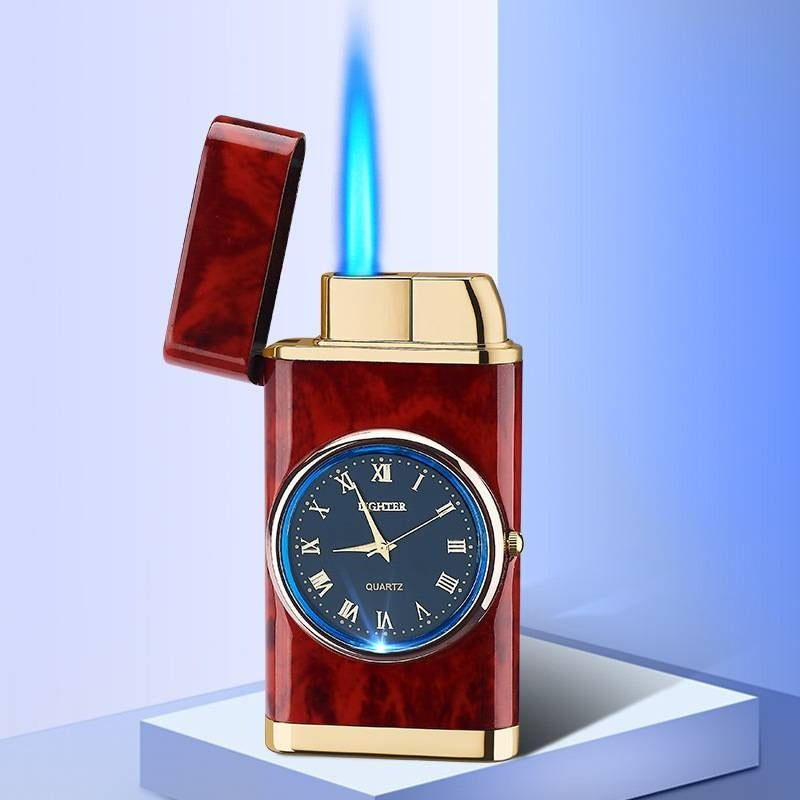 2-in-1 Watch Lighter with Butane Torch Flame