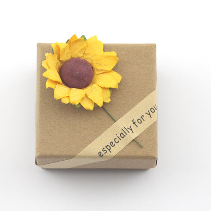 Sunflower Pendant Necklace | Gold, Silver & Rose Gold