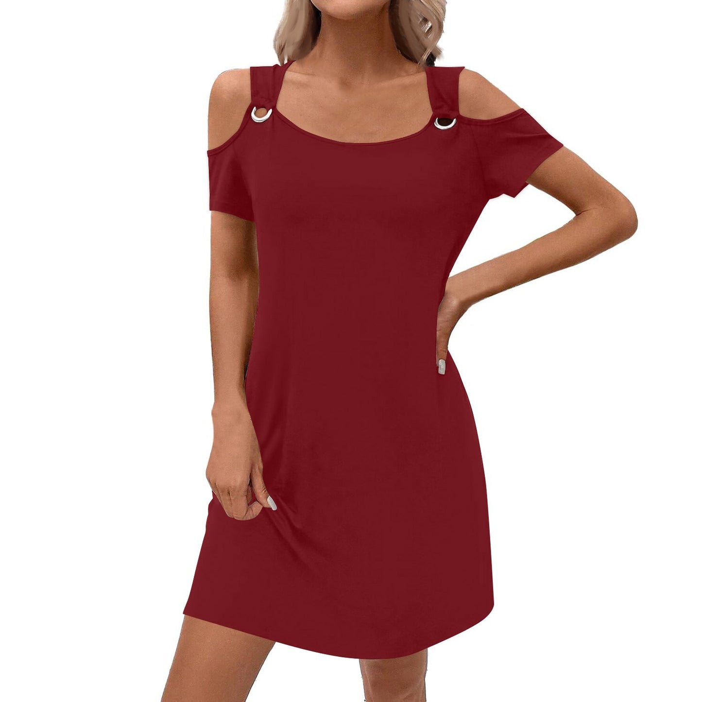 Women's Solid Colour Elegant Midi Skirt