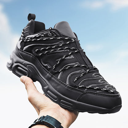 Men's Breathable Mesh Sports Shoes – Bold Colour Casual Trainers