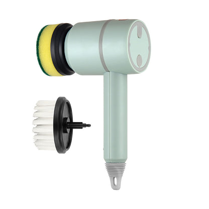 Electric Spin Scrubber Brush — USB Rechargeable Power Cleaning Brush with Interchangeable Heads