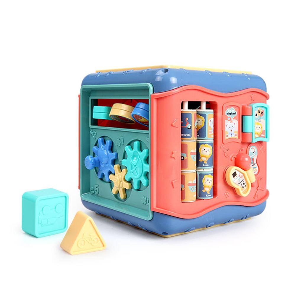 6-Sided Montessori Activity Cube – 8-in-1 Toddler Toy