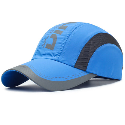 Breathable Polyester Sports Cap - Sun Protection Dome Cap