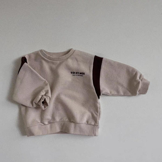Children's Patchwork Cotton Sweatshirt