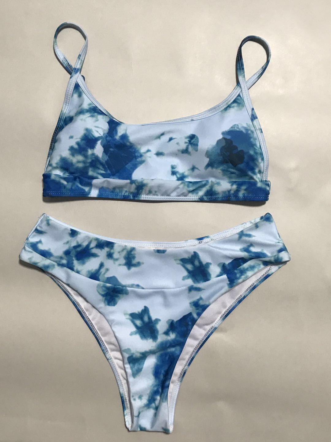 Women's High-Waist Bikini Swimsuit – Quick-Dry & Backless
