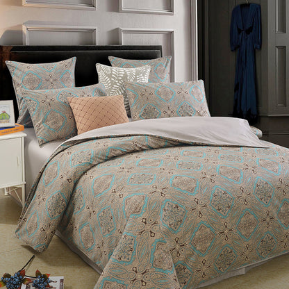 100% Cotton Printed Duvet Cover – 10 Designs, 4 Sizes