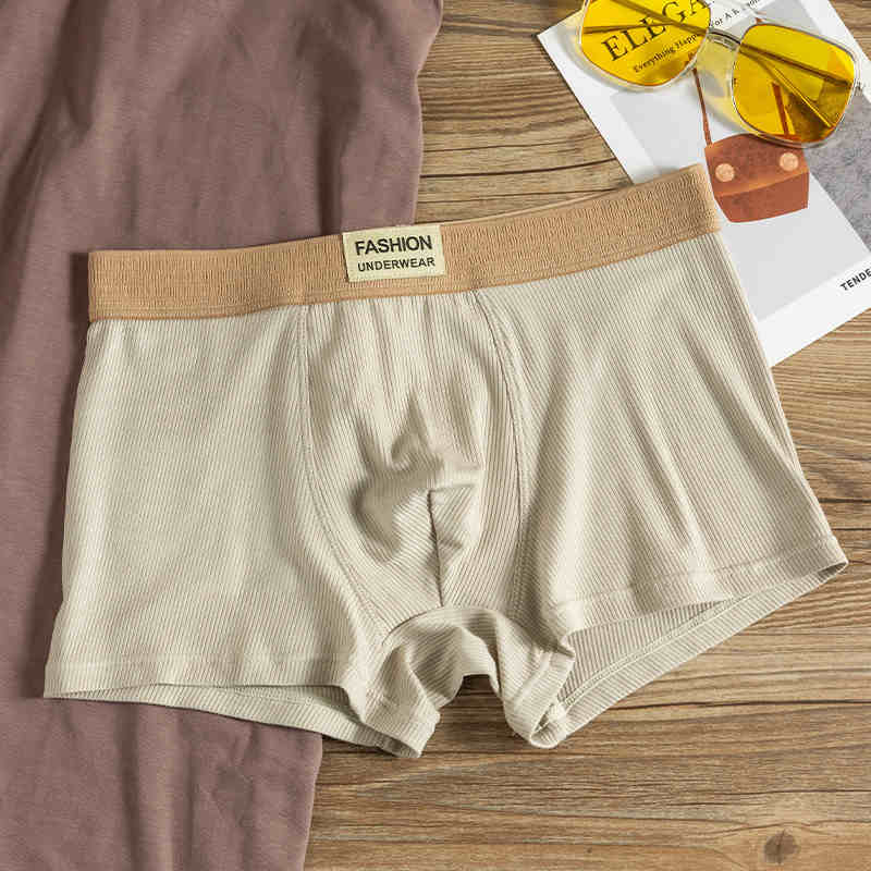 Men's Modal Boxer Briefs – Soft Mid-Waist Underwear Single 3-Pack 6-Pack