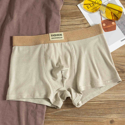 Men's Modal Boxer Briefs – Soft Mid-Waist Underwear Single 3-Pack 6-Pack