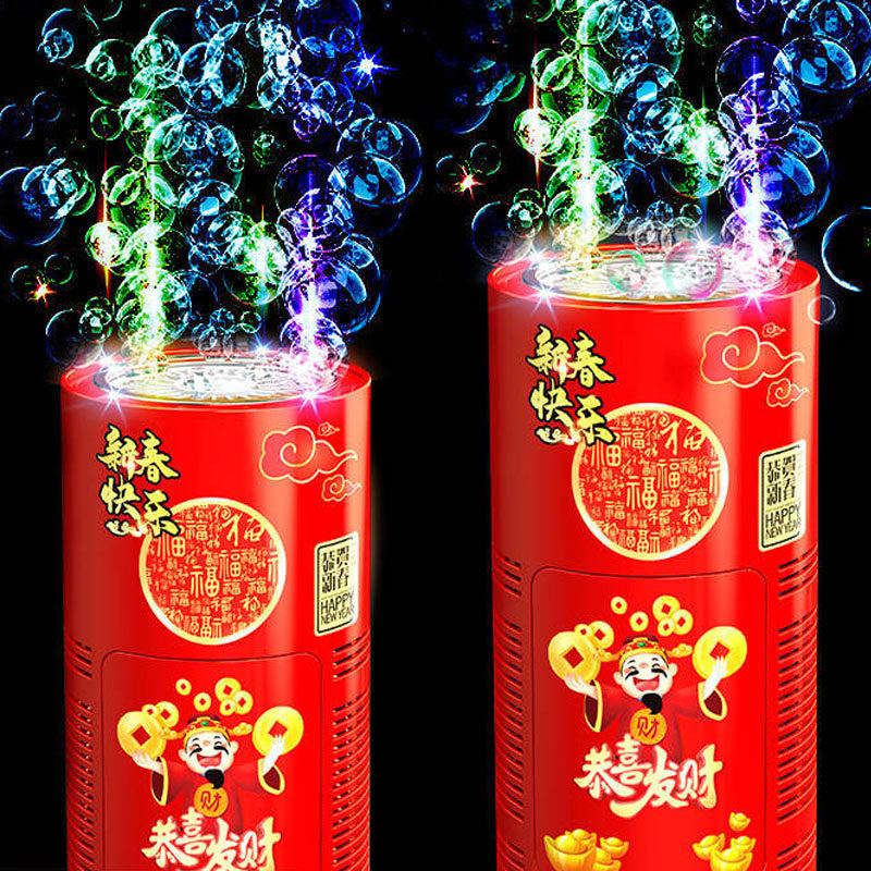 Fireworks Bubble Machine with Lights & Music - Kids Bubble Toy