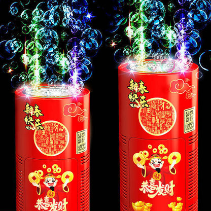 Fireworks Bubble Machine with Lights & Music - Kids Bubble Toy