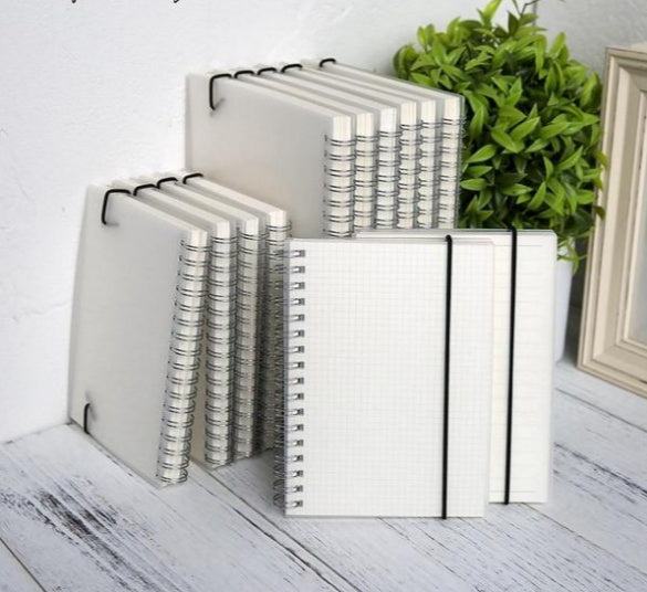 Clear Cover Spiral Notebook | 100gsm Cream Paper | A5 & A6 | 6 Styles