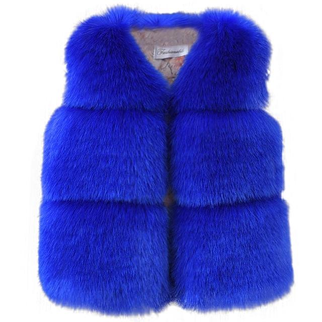 Girls Sleeveless Vest Coat | Polyester Gilet | 80-120cm