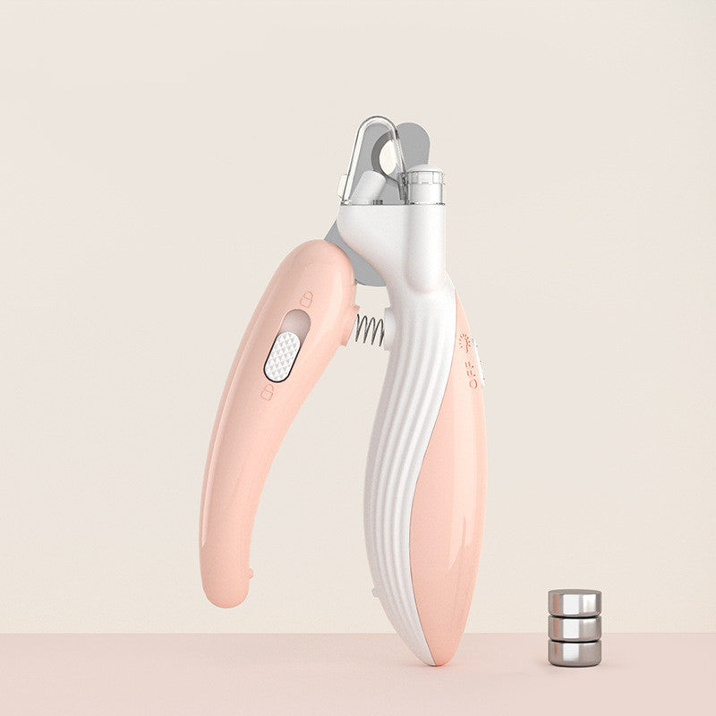 LED Pet Nail Clippers | Stainless Steel Claw Trimmer for Dogs & Cats