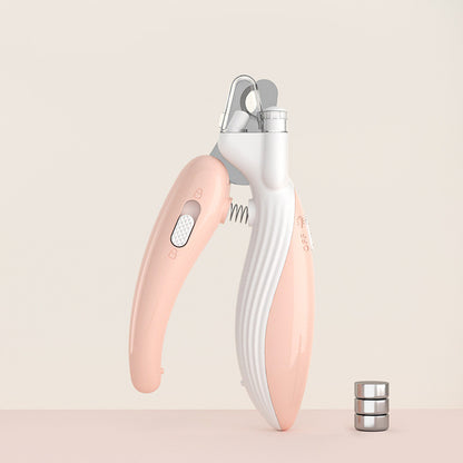 LED Pet Nail Clippers | Stainless Steel Claw Trimmer for Dogs & Cats