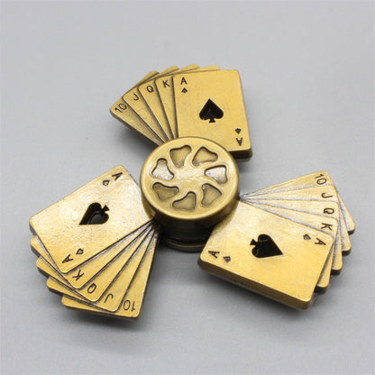 Poker Fingertip Gyroscope | Zinc Alloy | 4 Finishes