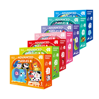 Wooden Jigsaw Puzzle Staged Learning Series 7 Designs Kids - JParker Collections
