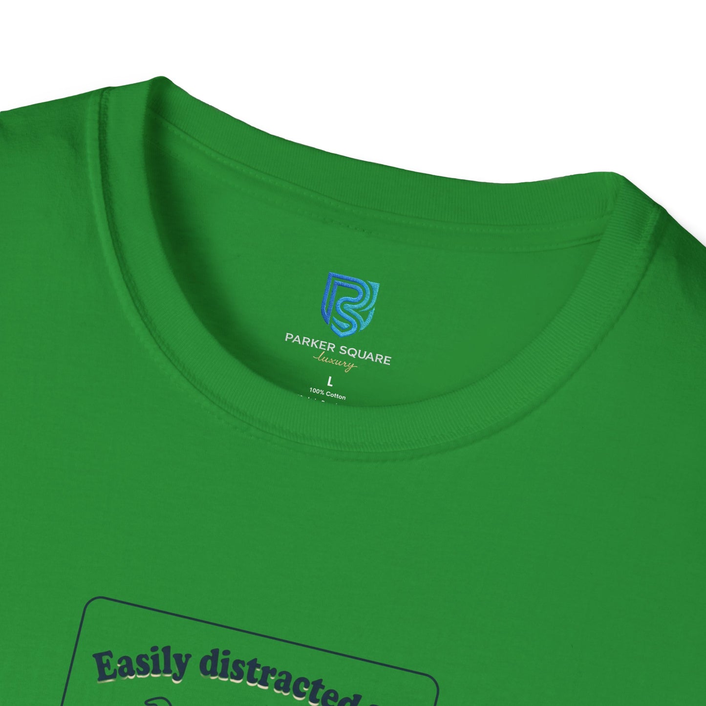 'Easily Distracted By…wait, is that a dog?' Cartoon Dog Graphic Tee