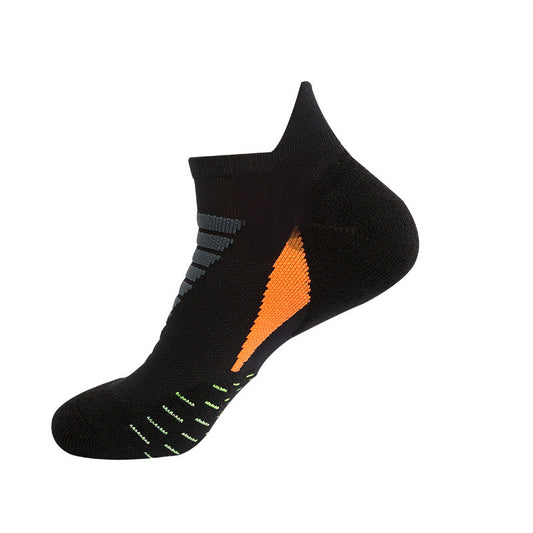 Men's Nylon Jacquard Sports Socks – Breathable Anti-Friction Running Socks
