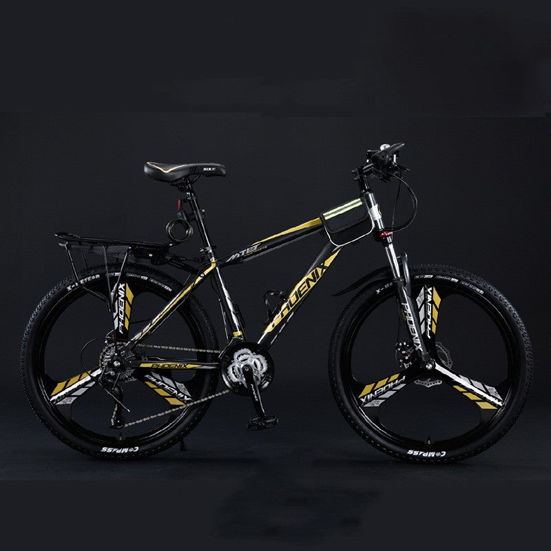 Carbon Steel Mountain Bike – Double Disc Brake 24" & 26" 24/27/30-Speed